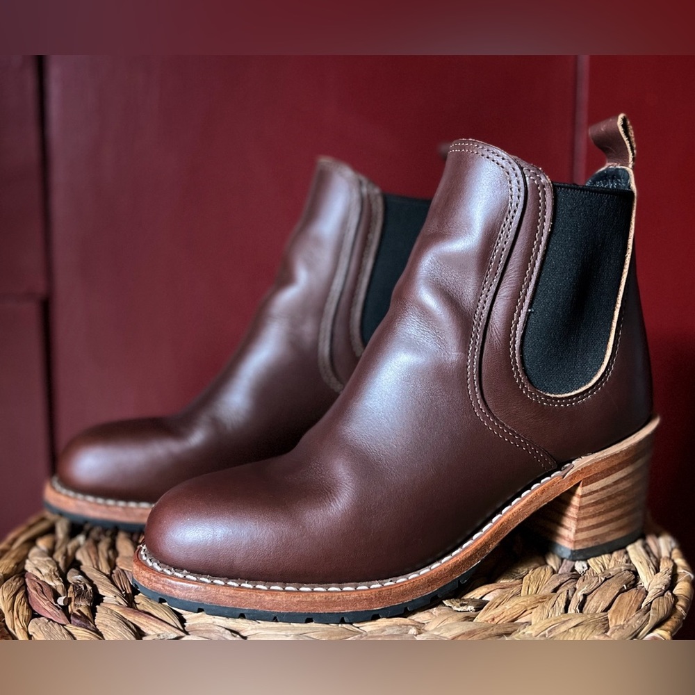 Red Wing Harriet Boots in Mahogany